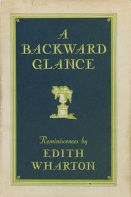 A Backward Glance by Edith Wharton