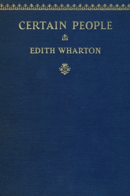 Certain People by Edith Wharton